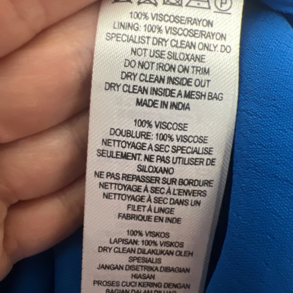 French Connection Blue Dress size 4 - Picture 7 of 7